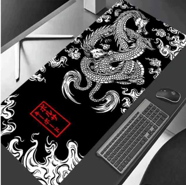 Tech-Patterned Non-Slip Mouse Pad – Durable & Stylish Workspace