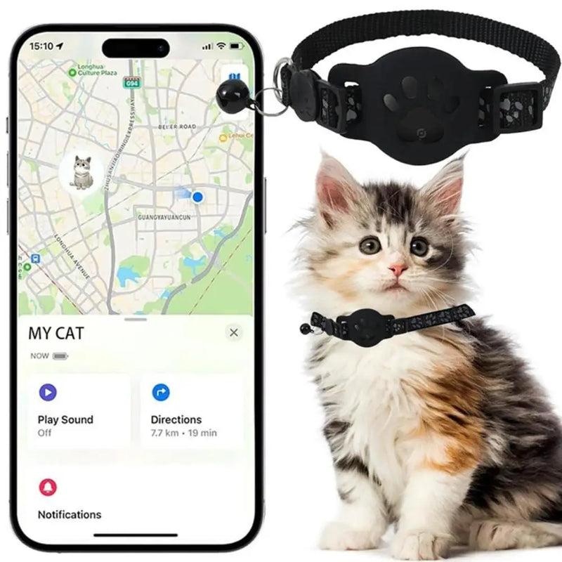 Multifunctional Pet Smart GPS Trackers Cat Trackers GPS Collar Pet Kitten GPS Collar Pets Accessories iOS Compatible