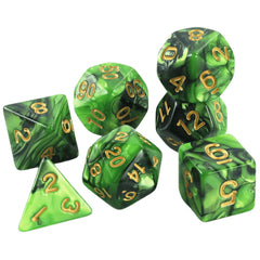 Dice DND Game Dice Role Dice Mixing Colours Dice Set With Bag 9 Different Styles Available For Portable Toys DND RPG TRPG Games