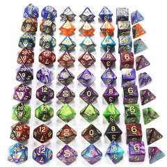 Dice DND Game Dice Role Dice Mixing Colours Dice Set With Bag 9 Different Styles Available For Portable Toys DND RPG TRPG Games
