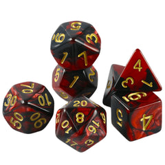 Dice DND Game Dice Role Dice Mixing Colours Dice Set With Bag 9 Different Styles Available For Portable Toys DND RPG TRPG Games