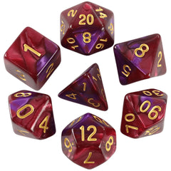Dice DND Game Dice Role Dice Mixing Colours Dice Set With Bag 9 Different Styles Available For Portable Toys DND RPG TRPG Games