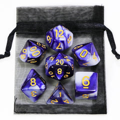Dice DND Game Dice Role Dice Mixing Colours Dice Set With Bag 9 Different Styles Available For Portable Toys DND RPG TRPG Games