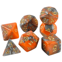 Dice DND Game Dice Role Dice Mixing Colours Dice Set With Bag 9 Different Styles Available For Portable Toys DND RPG TRPG Games